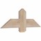 Ekena Millwork Eugene Smooth Timber Gable Bracket, Douglas Fir, 36"W x 12"H x 1 1/2"D x 5 1/2"F, 8/12 Pitch GBW036X12X0206EUG00SDF - alternate 2